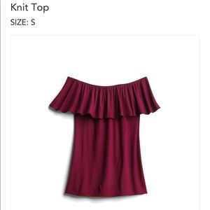 Jaden off the shoulder maternity top